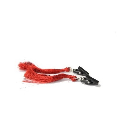 HIDDEN DESIRE Nipple Clamps "Cougar", Red, 12,5 cm (4,92 in) - TOYS