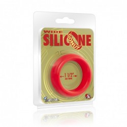 SI IGNITE Wide Silicone Donut 3,8 cm (1,5 in), Red - TOYS