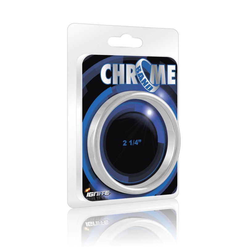 SI IGNITE Chrome Band Cockring, 5,7 cm (2,25 in) - TOYS