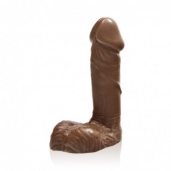 SI IGNITE Cock with Balls, 15 cm (6 in), Brown - TOYS