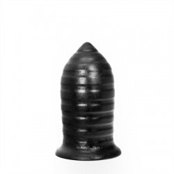 ALL BLACK Butt Plug AB85, Vinyl, Black, 16 cm (6,25 in) - TOYS